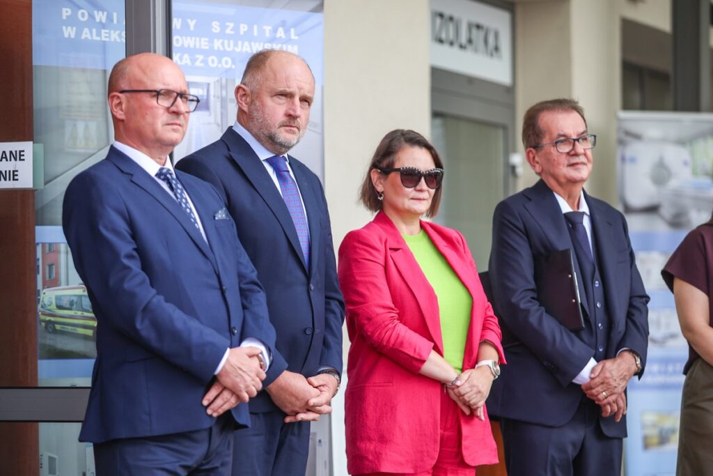 Ceremony marking the completion of the investment in the hospital in Aleksandrów Kujawski, photo: Szymon Zdziebło/tarantoga for UMWKP