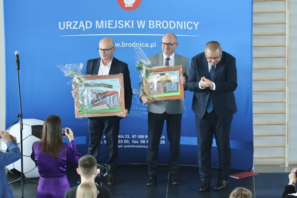 Opening of the sports hall at the School Complex in Brodnica, photo: Andrzej Goiński/UMWKP