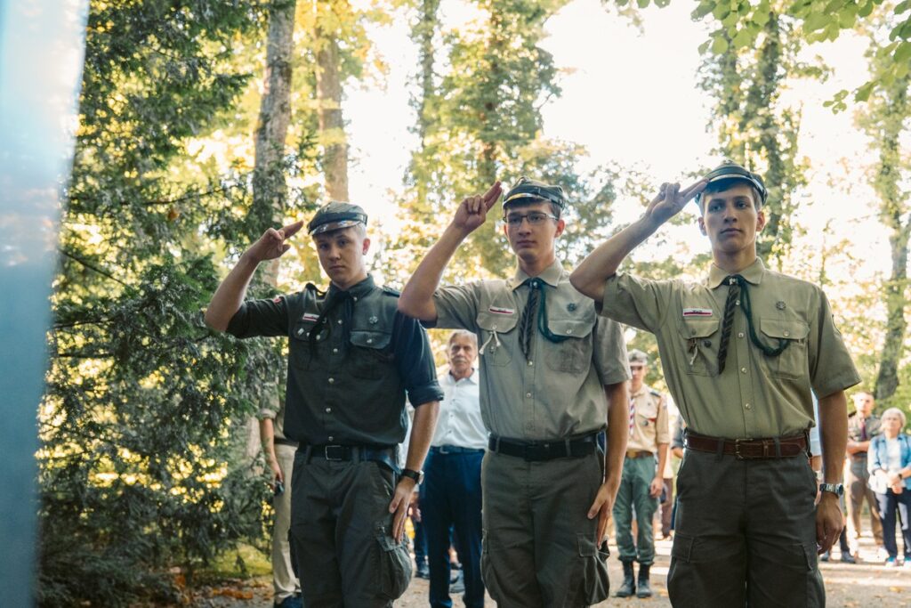 Uroczystości w Dachau, fot. Józef Fifin