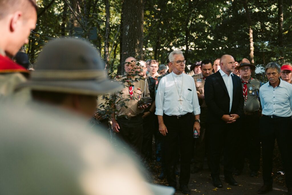 Uroczystości w Dachau, fot. Józef Fifin