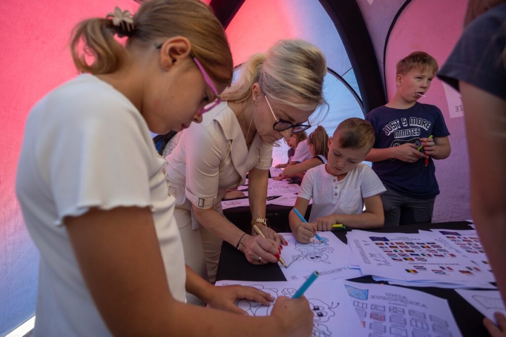 Promotion of the “Family in the Centre” project, photo by Mikołaj Kuras for UMWKP