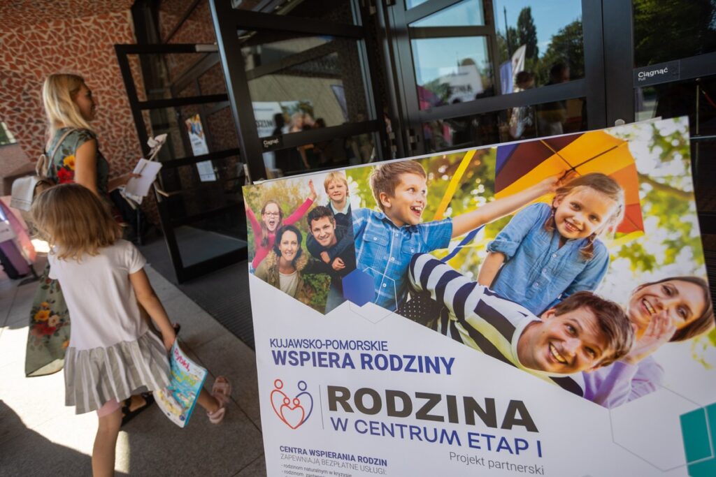 Promotion of the “Family in the Centre” project, photo by Mikołaj Kuras for UMWKP