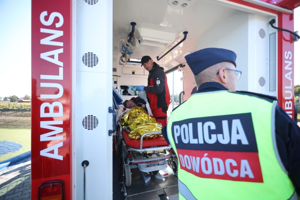 Ćwiczenia służb ratowniczych i zespołów zarządzania kryzysowego Samorząd 2025, fot. Mikołaj Kuras dla UMWKP
