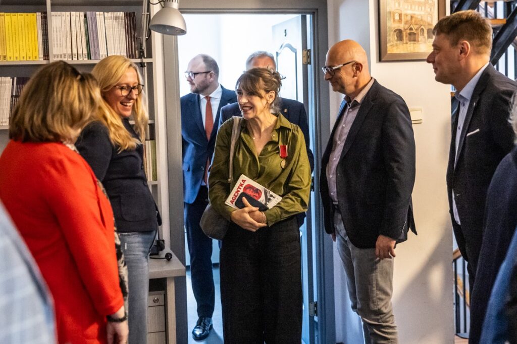 Press conference at the General Zawacka Foundation, photo by Andrzej Goiński / UMWKP