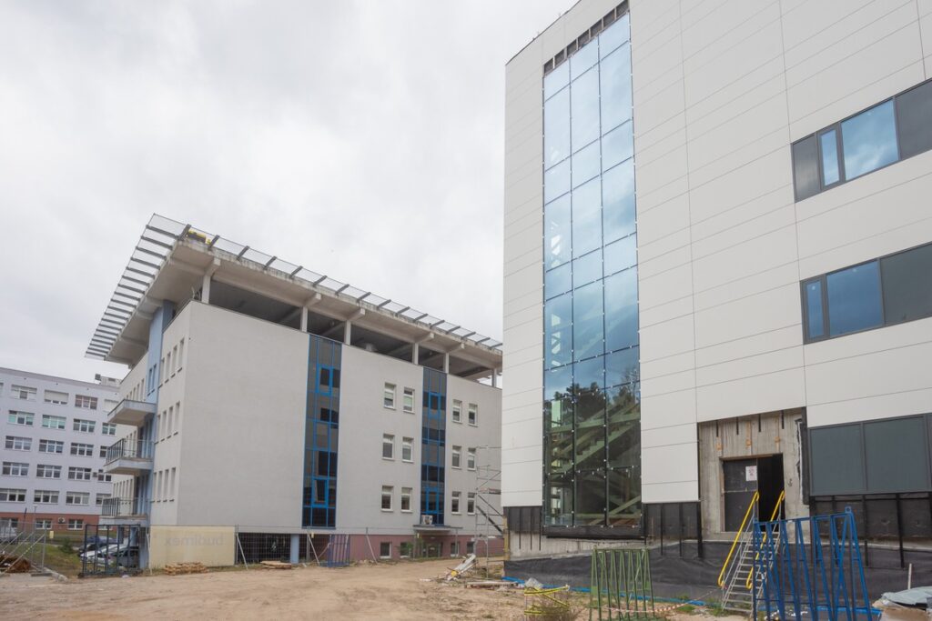 Construction of the Regional Specialist Hospital in Włocławek, photo by Mikołaj Kuras for the UMWKP