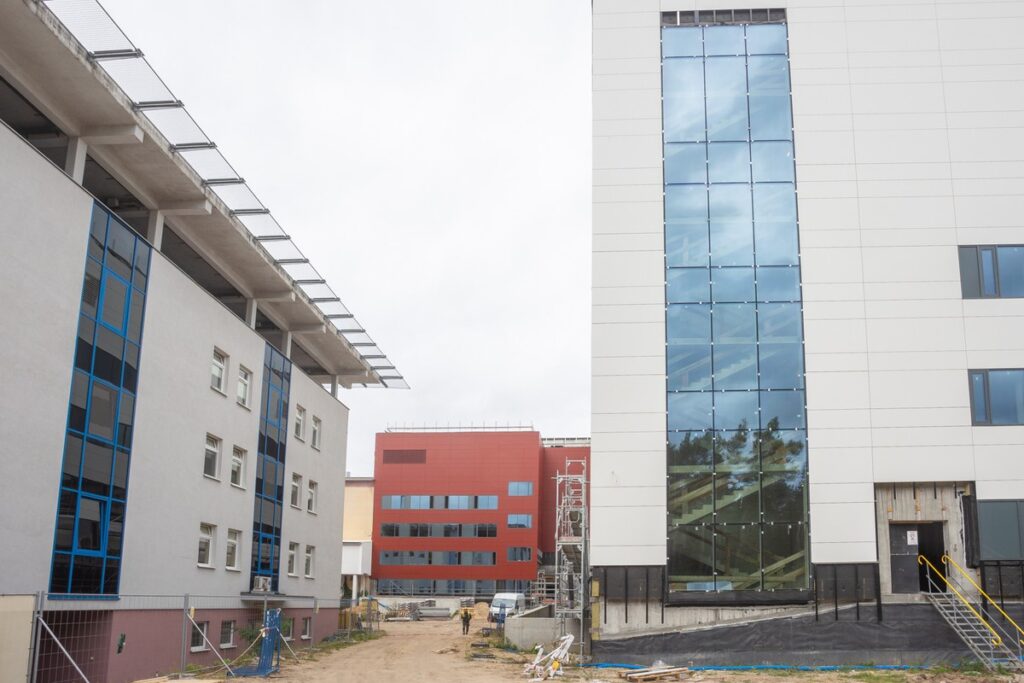 Construction of the Regional Specialist Hospital in Włocławek, photo by Mikołaj Kuras for the UMWKP