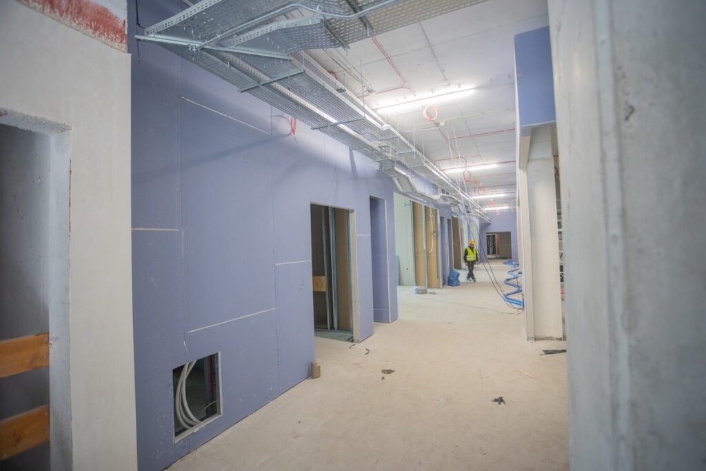 Construction of the Regional Specialist Hospital in Włocławek, photo by Mikołaj Kuras for the UMWKP