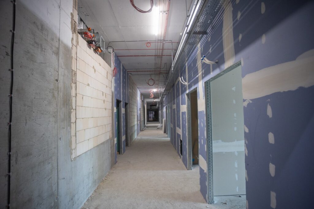 Construction of the Regional Specialist Hospital in Włocławek, photo by Mikołaj Kuras for the UMWKP