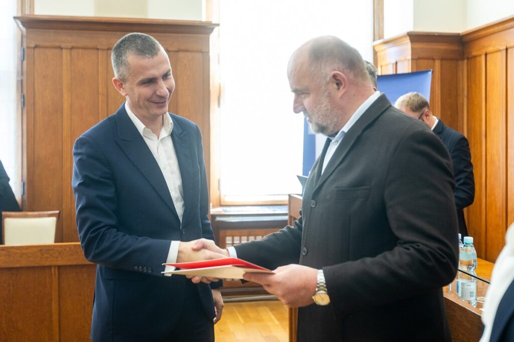 Presentation of FEdKP contracts, October 9, 2025, photo by Szymon Zdziebło/tarantoga.pl for the UMWKP