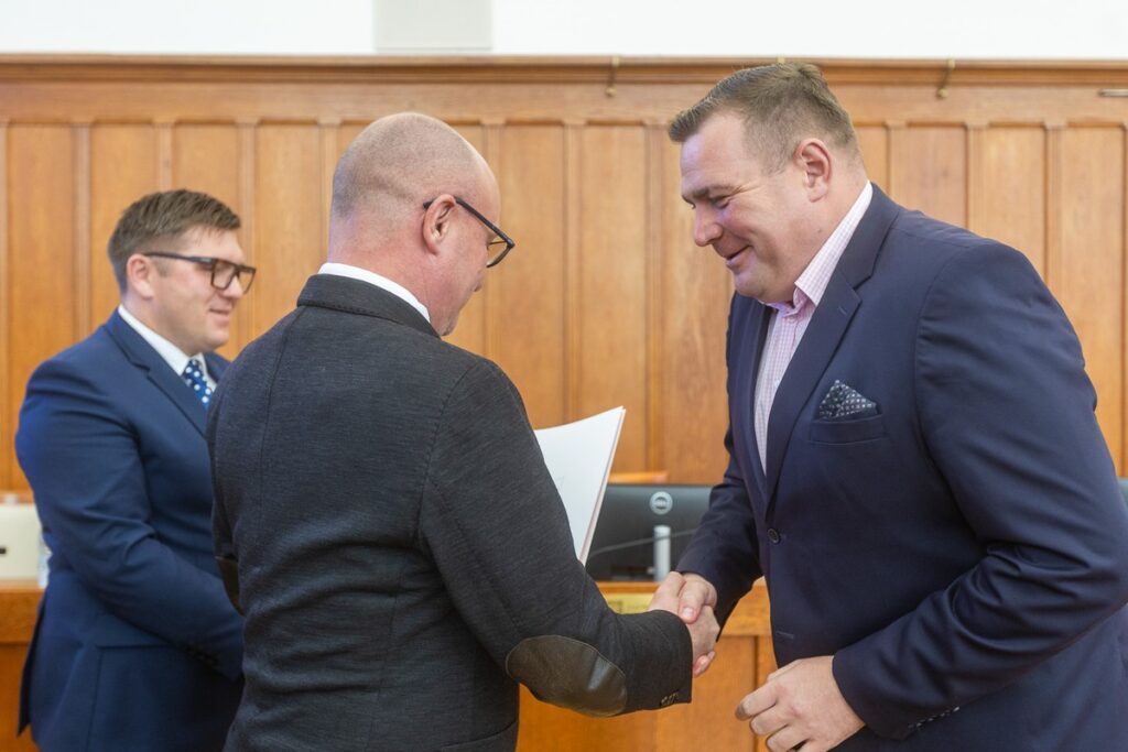 Presentation of FEdKP contracts, October 9, 2025, photo by Szymon Zdziebło/tarantoga.pl for the UMWKP
