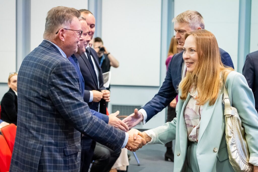 Spotkanie minister Katarzyny Pełczyńskiej-Nałęcz w samorządowcami w Bydgoszczy, fot. Tomasz Czachorowski/eventphoto dla UMWKP