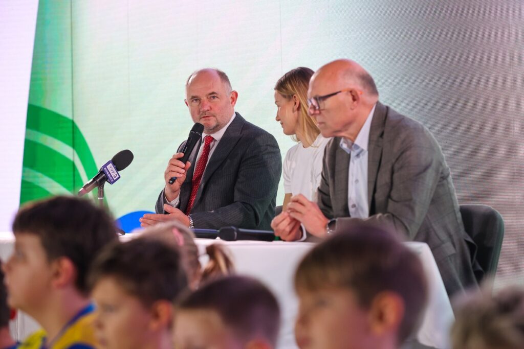 Presentation of the Kujawy Pomorze 26 World Indoor Championships Mascot, photo by Mikołaj Kuras for the UMWKP