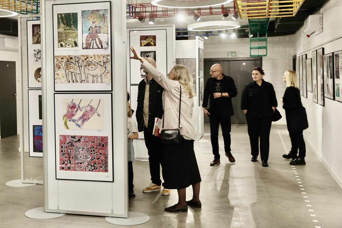 XXIV Międzynarodowe Biennale Grafiki Dzieci i Młodzieży, fot. Andrzej Goiński/UMWKP