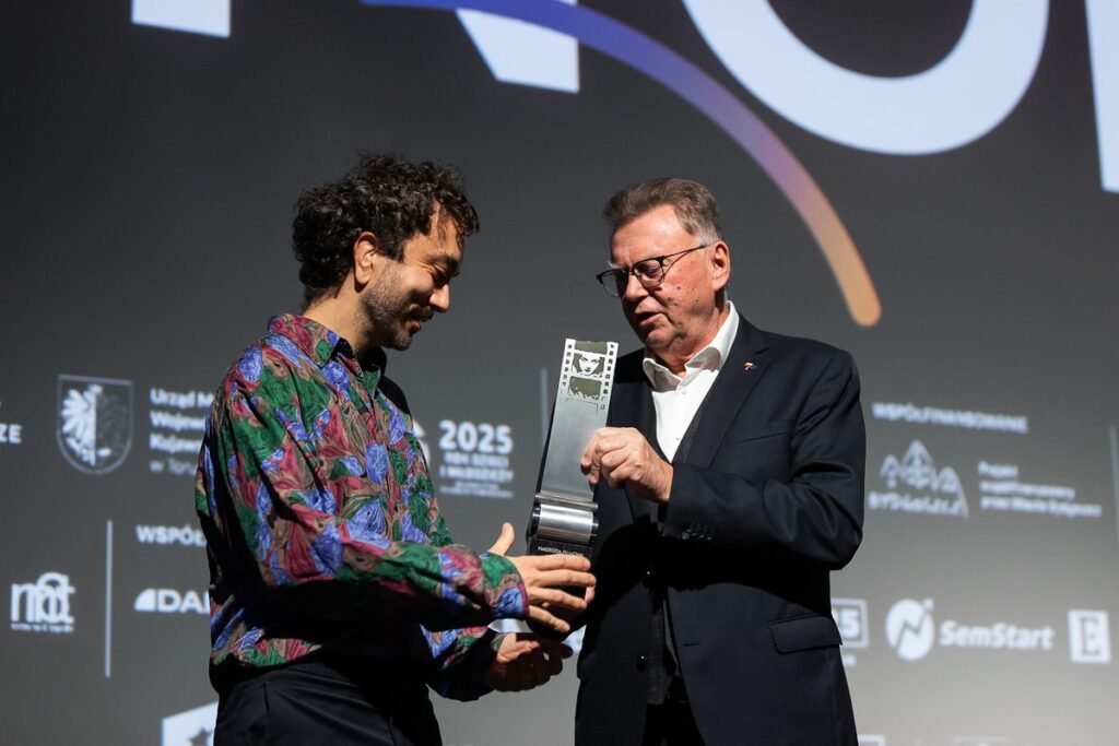 Kompozytor Jerzy Rogiewicz odbiera Nagrodę Filmową Marszałka, fot. Tomasz Czachorowski/eventphoto dla UMWKP