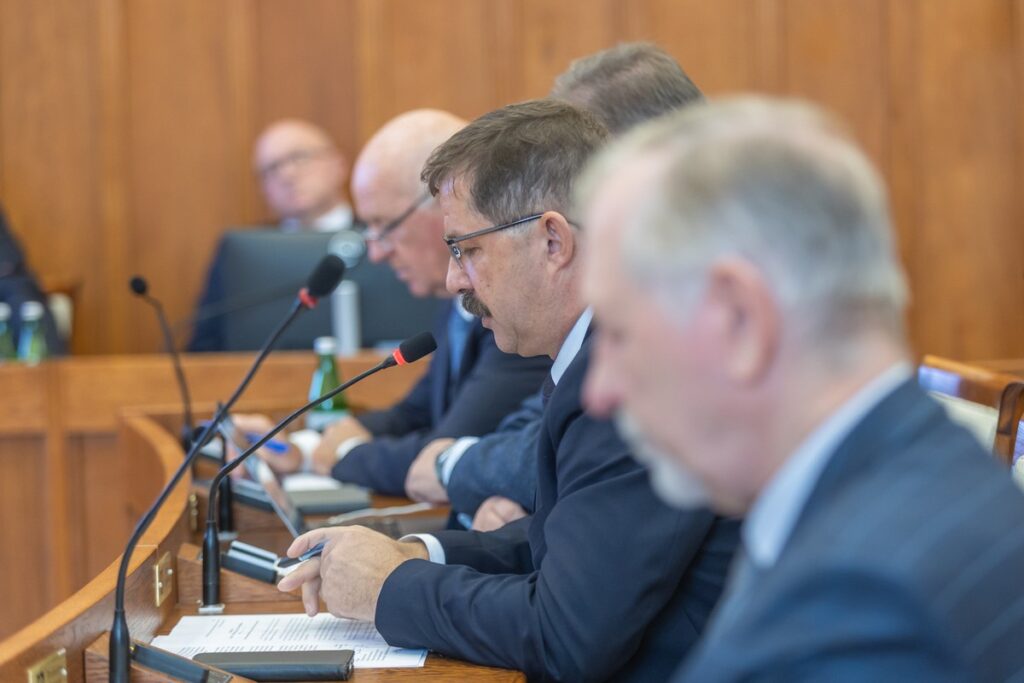 Sesja sejmiku województwa, 27 października 2025, fot. Mikołaj Kuras dla UMWKP