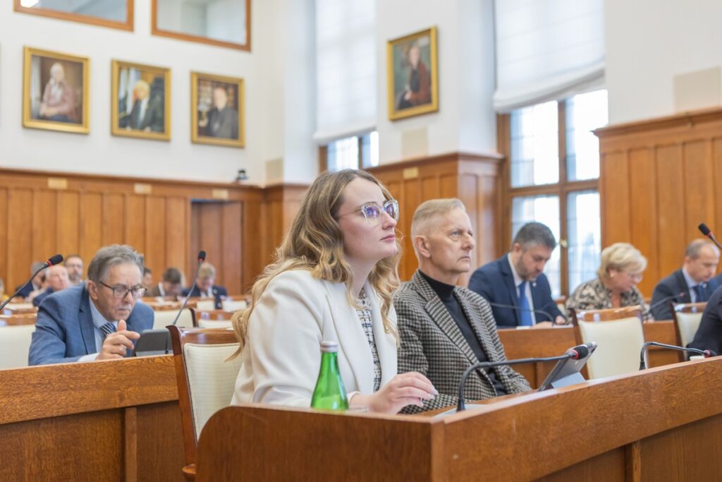 Sesja sejmiku województwa, 27 października 2025, fot. Mikołaj Kuras dla UMWKP