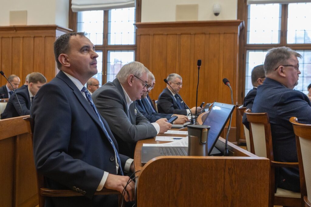 Sesja sejmiku województwa, 27 października 2025, fot. Mikołaj Kuras dla UMWKP