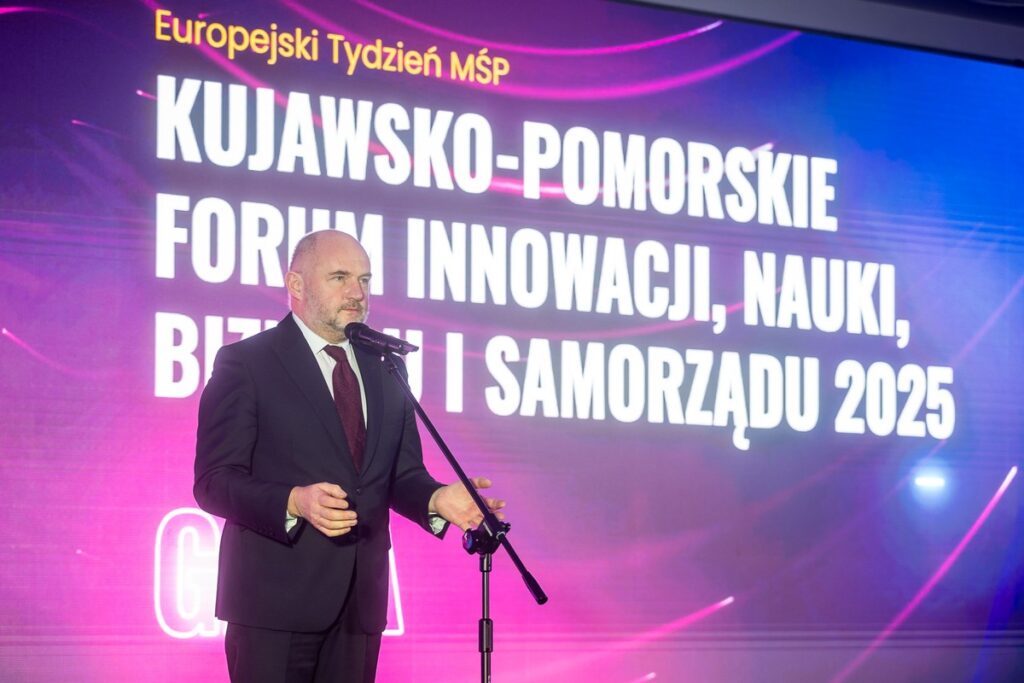 Award Ceremony of the “Leaders of Innovation of Pomorze and Kujawy” Competition, photo by Szymon Zdziebło / tarantoga.pl for the UMWKP
