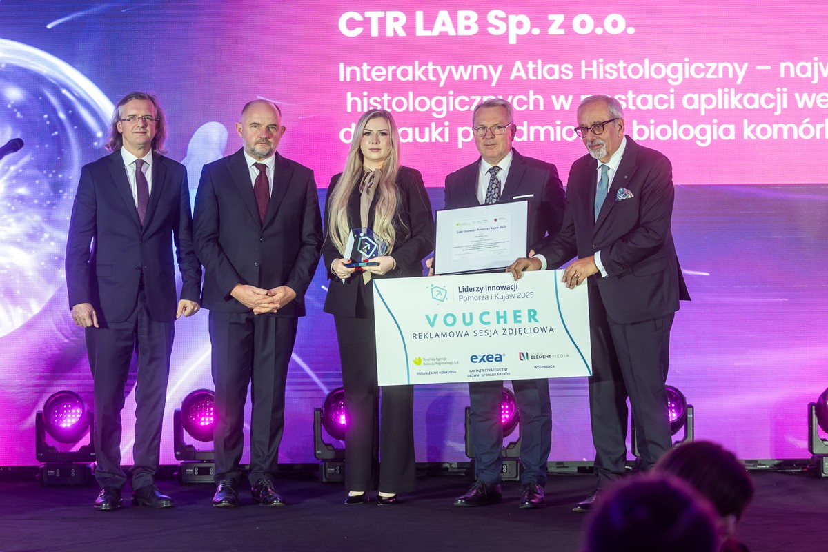 Award Ceremony of the “Leaders of Innovation of Pomorze and Kujawy” Competition, photo by Szymon Zdziebło / tarantoga.pl for the UMWKP