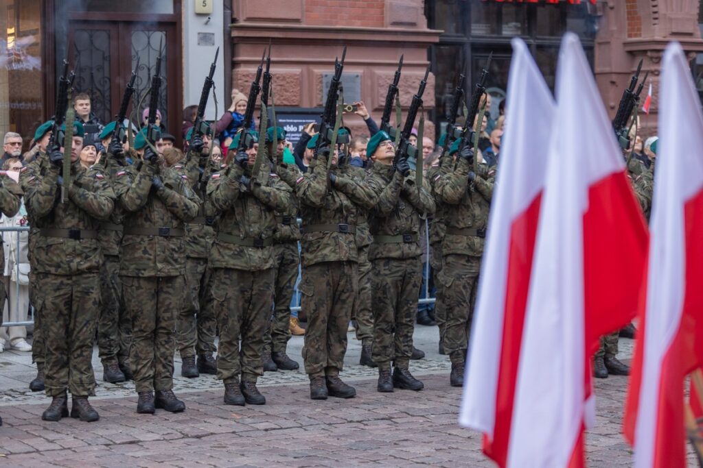 Regional celebrations of the National Independence Day in Toruń, photo by Mikołaj Kuras for the UMWKP