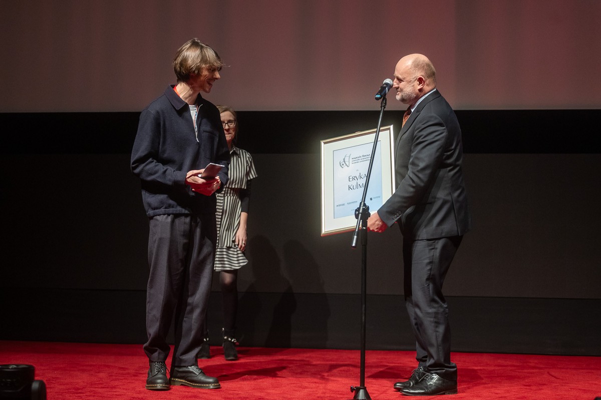 Marshal of the Region’s Film Award for Eryk Kulm, photo: Szymon Zdziebło / tarantoga.pl for UMWKP Marshal of the Region’s Film Award for Eryk Kulm, photo: Szymon Zdziebło / tarantoga.pl for UMWKP