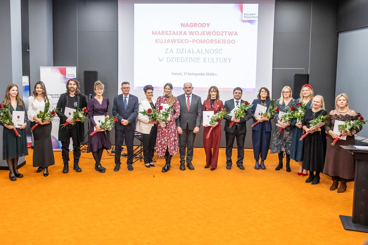 Presentation of the Marshal’s Awards for Achievements in the Field of Culture, photo by Andrzej Goiński/UMWKP Presentation of the Marshal’s Awards for Achievements in the Field of Culture, photo by Andrzej Goiński/UMWKP
