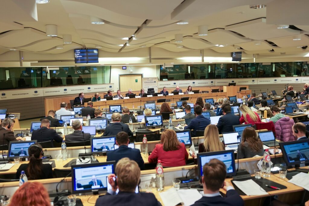 Debata w Komitecie Regionów fot. European Union/David Martín Diaz