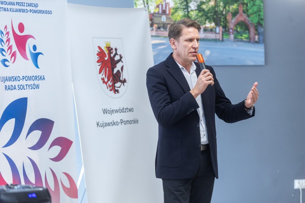 Spotkanie z sołtysami powiatu chełmińskiego, fot. Szymon Zdziebło/tarantoga.pl dla UMWKP