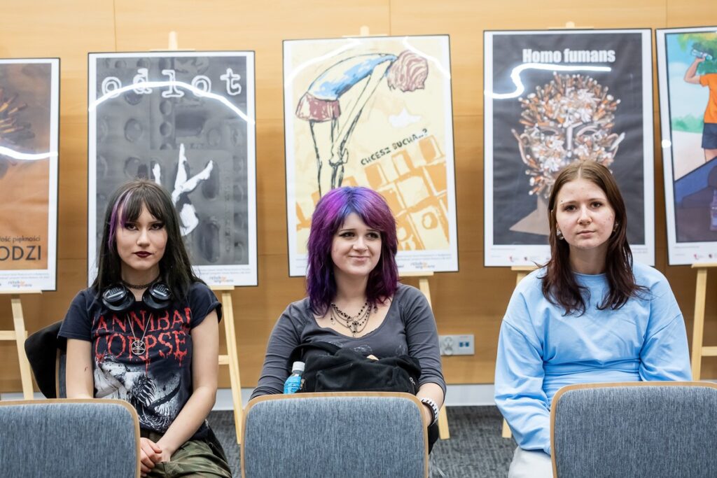 Presentation of awards in the art competition “Poster! Action! Reaction!”, photo by Tomasz Czachorowski/eventphoto.com.pl for the UMWKP