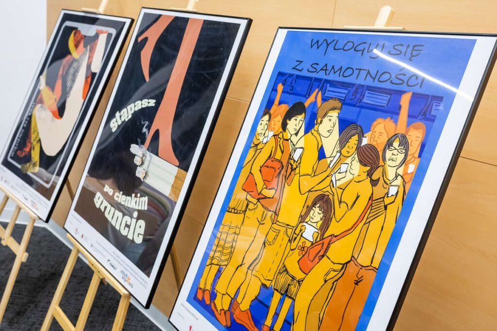 Presentation of awards in the art competition “Poster! Action! Reaction!”, photo by Tomasz Czachorowski/eventphoto.com.pl for the UMWKP