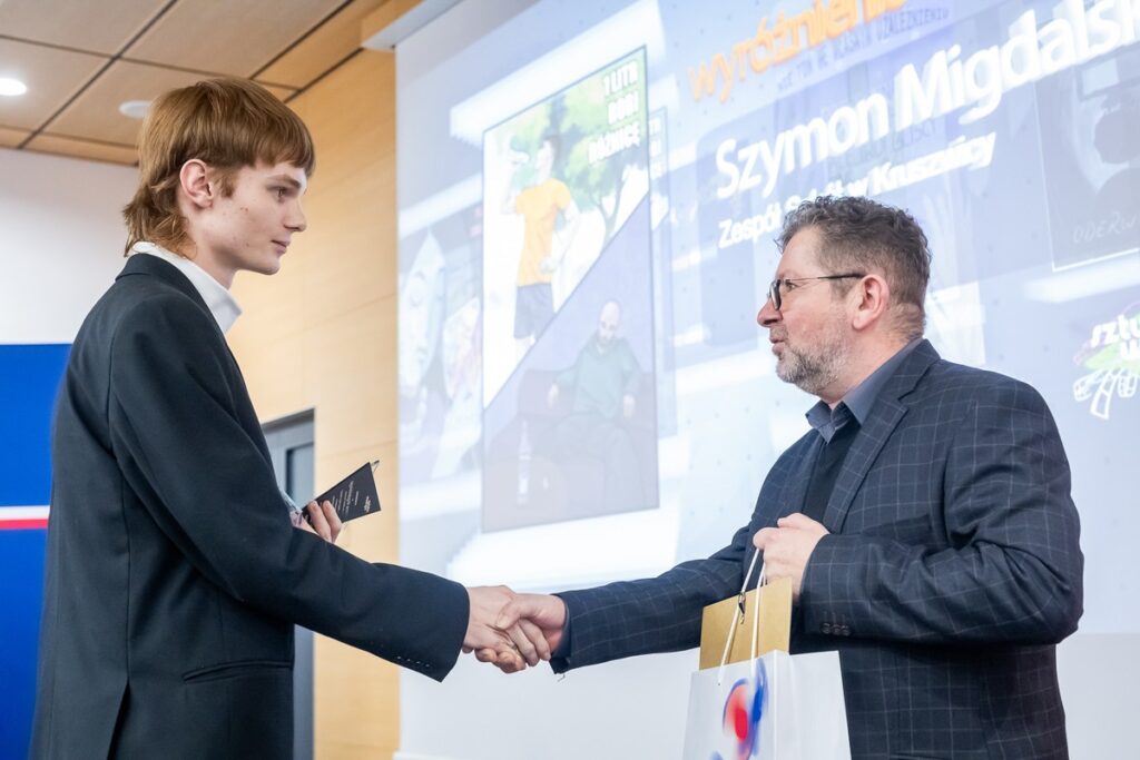 Presentation of awards in the art competition “Poster! Action! Reaction!”, photo by Tomasz Czachorowski/eventphoto.com.pl for the UMWKP