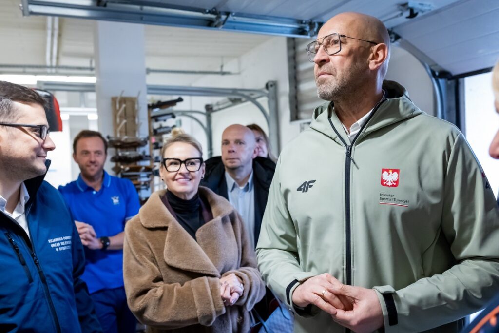 Spotkanie z ministrem sportu i turystyki Jakubem Rutnickim w Bydgoszczy, fot. Tomasz Czachorowski/eventphoto.com.pl dla UMWKP