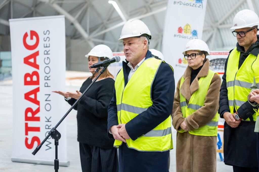 Spotkanie z ministrem sportu i turystyki Jakubem Rutnickim i prezesem Polskiego Związku Lekkiej Atletyki Sebastianem Chmarą, fot. Tomasz Czachorowski/eventphoto.com.pl dla UMWKP