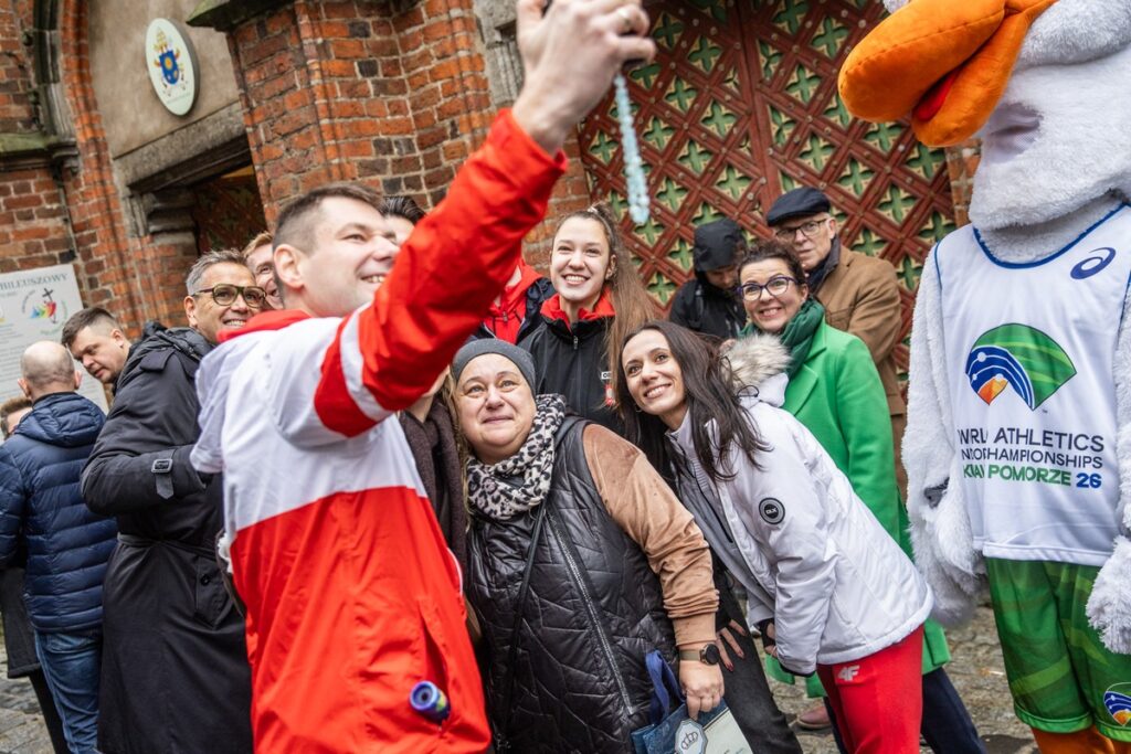 Uroczystość z okazji rozpoczęcia odliczania stu dni do Halowych Mistrzostw Świata Kujawy Pomorze 26, fot. Andrzej Goiński/UMWKP