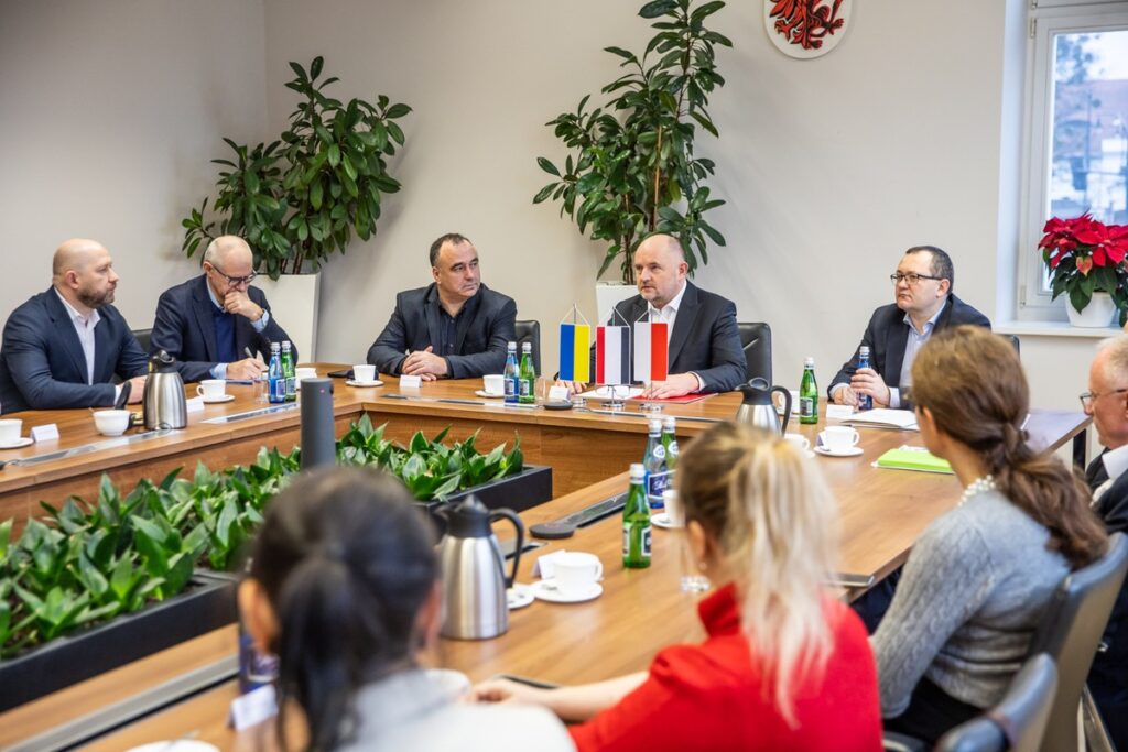 Spotkanie z delegacją z Obwodu Chmielnickiego, fot. Andrzej Goiński/UMWKP