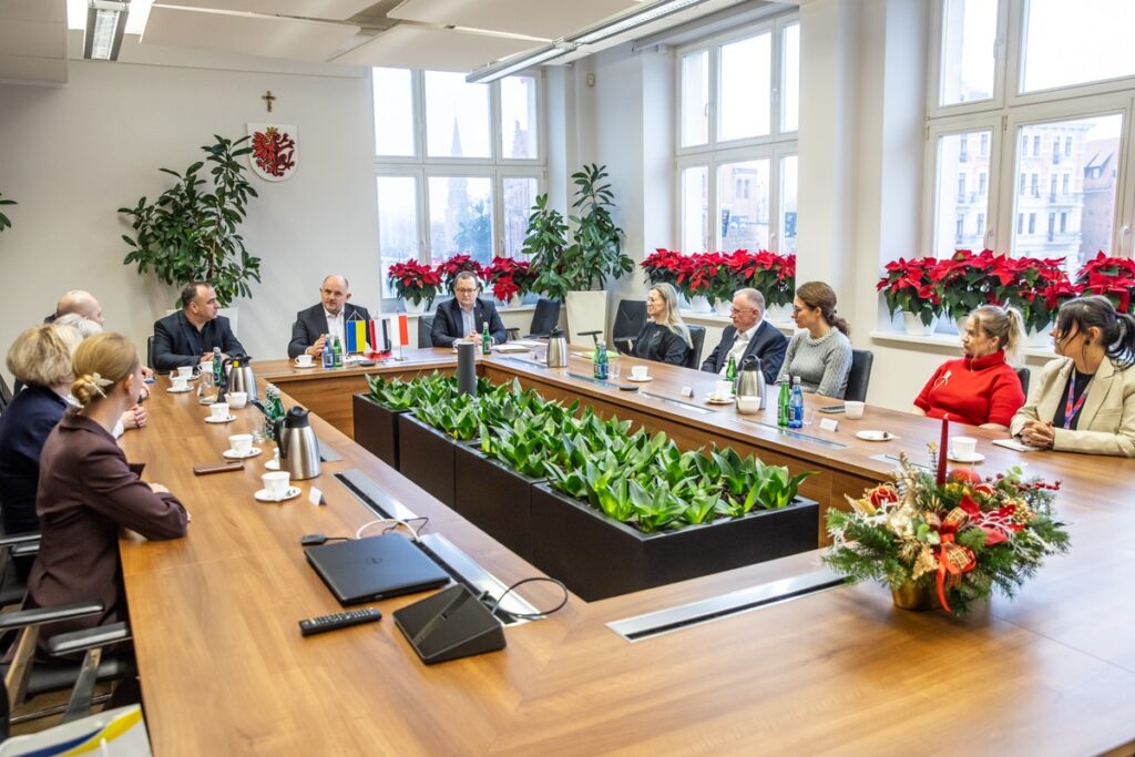 Spotkanie z delegacją z Obwodu Chmielnickiego, fot. Andrzej Goiński/UMWKP