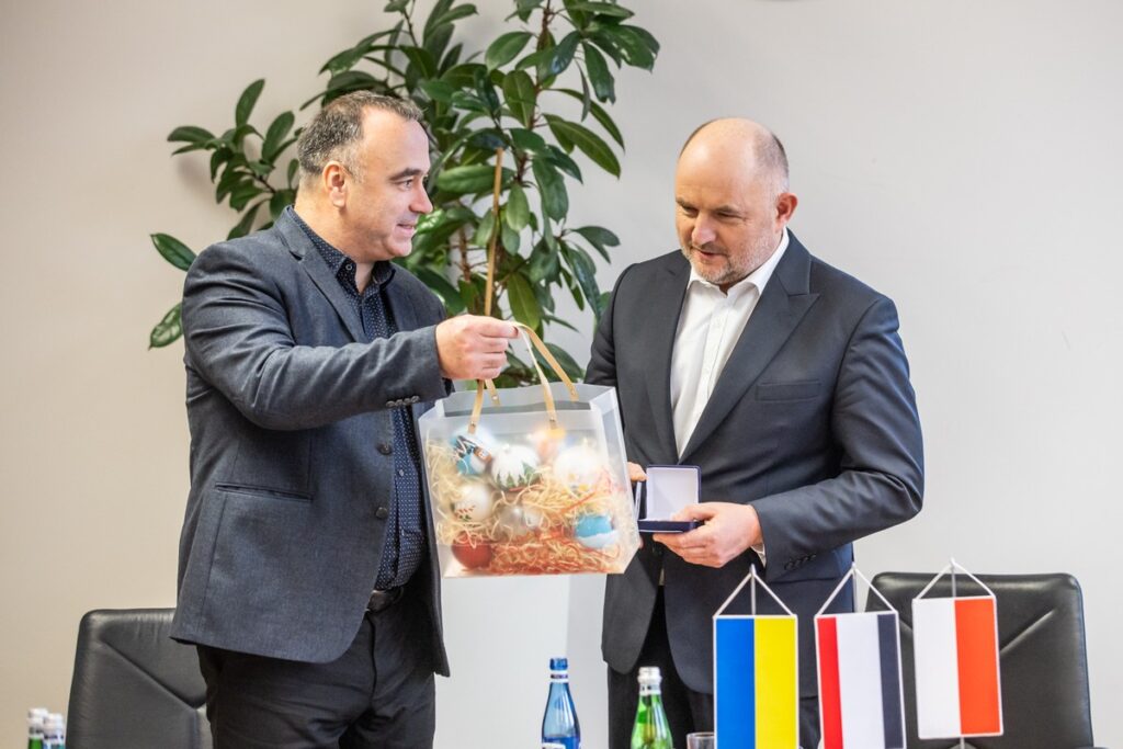 Spotkanie z delegacją z Obwodu Chmielnickiego, fot. Andrzej Goiński/UMWKP