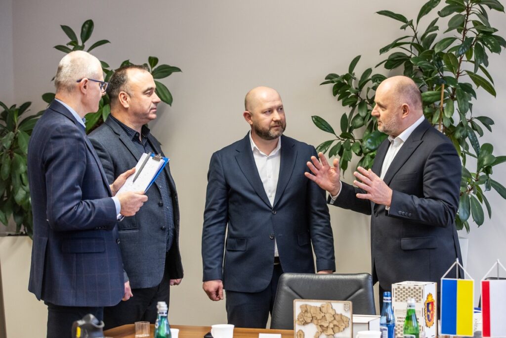 Spotkanie z delegacją z Obwodu Chmielnickiego, fot. Andrzej Goiński/UMWKP