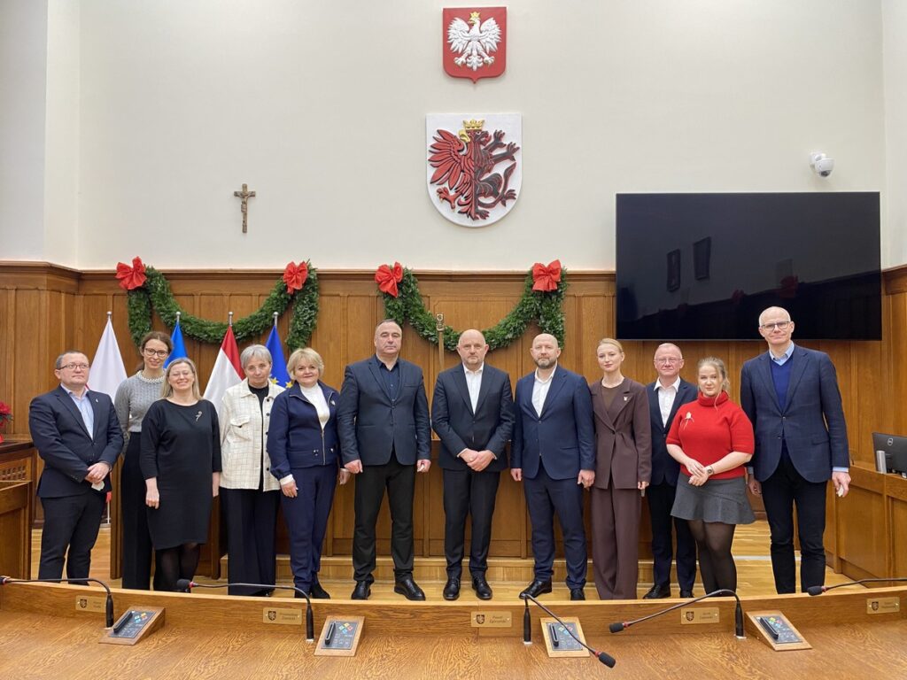 Spotkanie z delegacją z Obwodu Chmielnickiego, fot. UMWKP