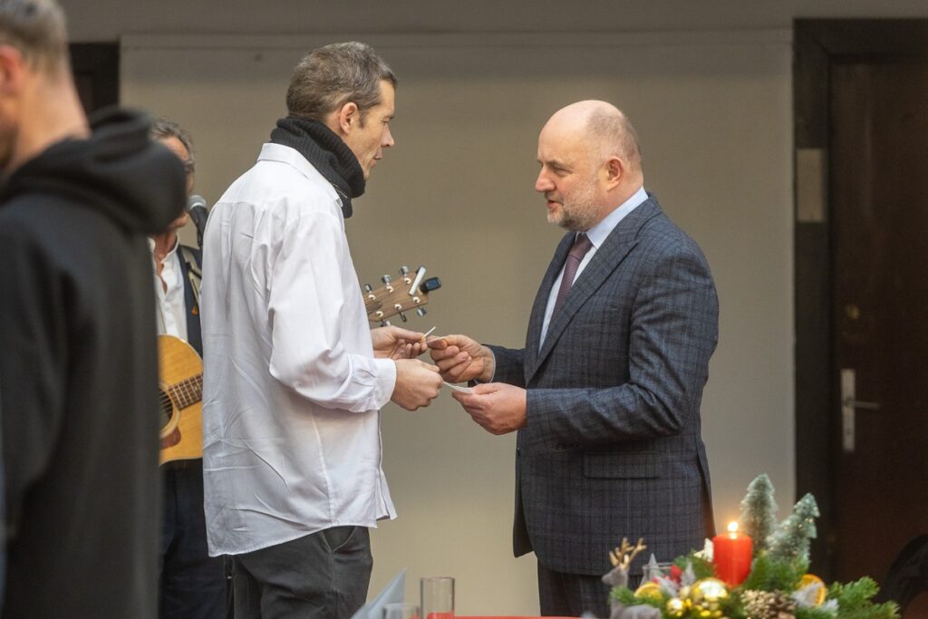 Christmas wafer meeting, photo by Szymon Zdziebło/tarantoga.pl for the UMWKP