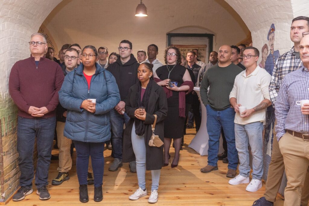 Uroczyste spotkanie wigilijne żołnierzami Armii USA, fot. Mikołaj Kuras dla UMWKP