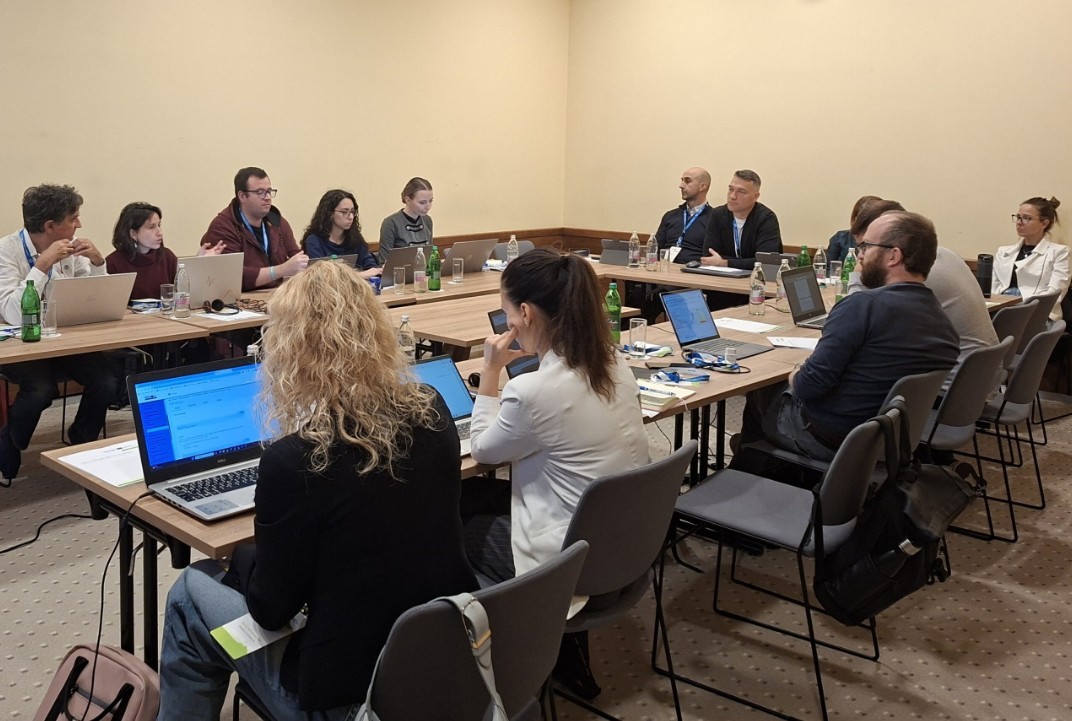 Spotkanie parterów projektu DARKERSKY4CE w Słowenii, fot. A. Mazurek