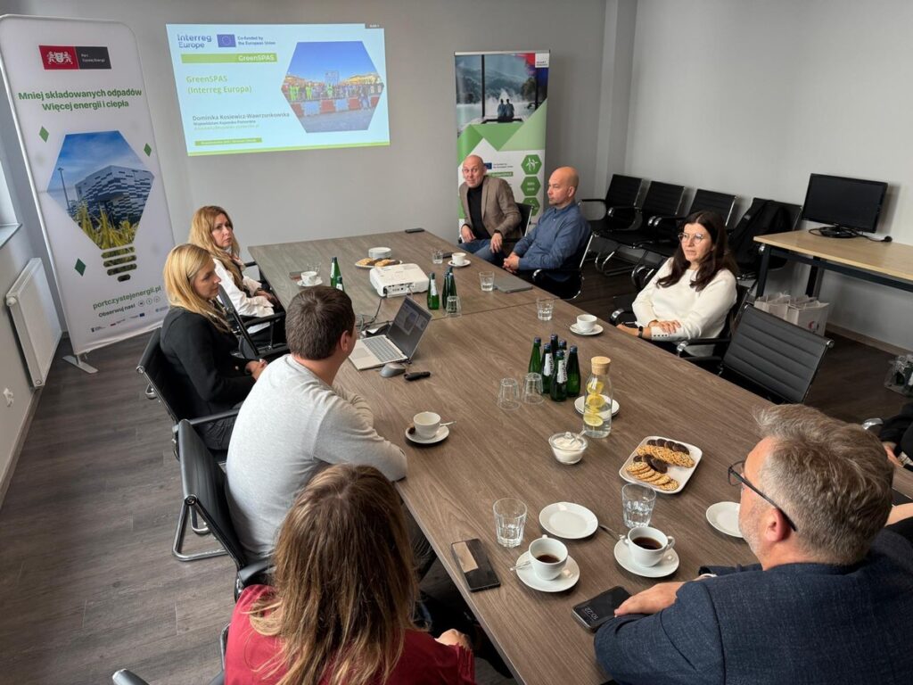 Wizyta interesariuszy projektu GreenSpas w Porcie Czystej Energii