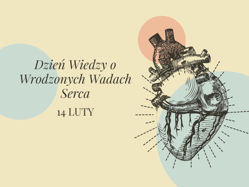 Grafika - Dzień Wiedzy o Wrodzonych Wadach Serca, 14 lutego