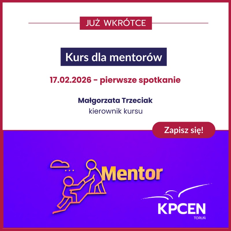 Grafika: Już wkrótce, Kurs dla mentorów, 17.02.2026