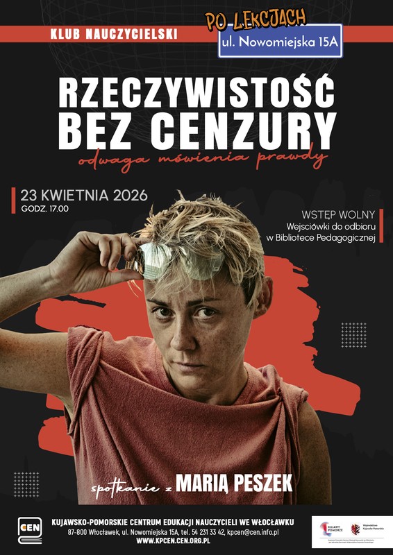 Plakat - Nauczycielski Klub Dyskusyjny Po lekcjach Nowomiejska 15A