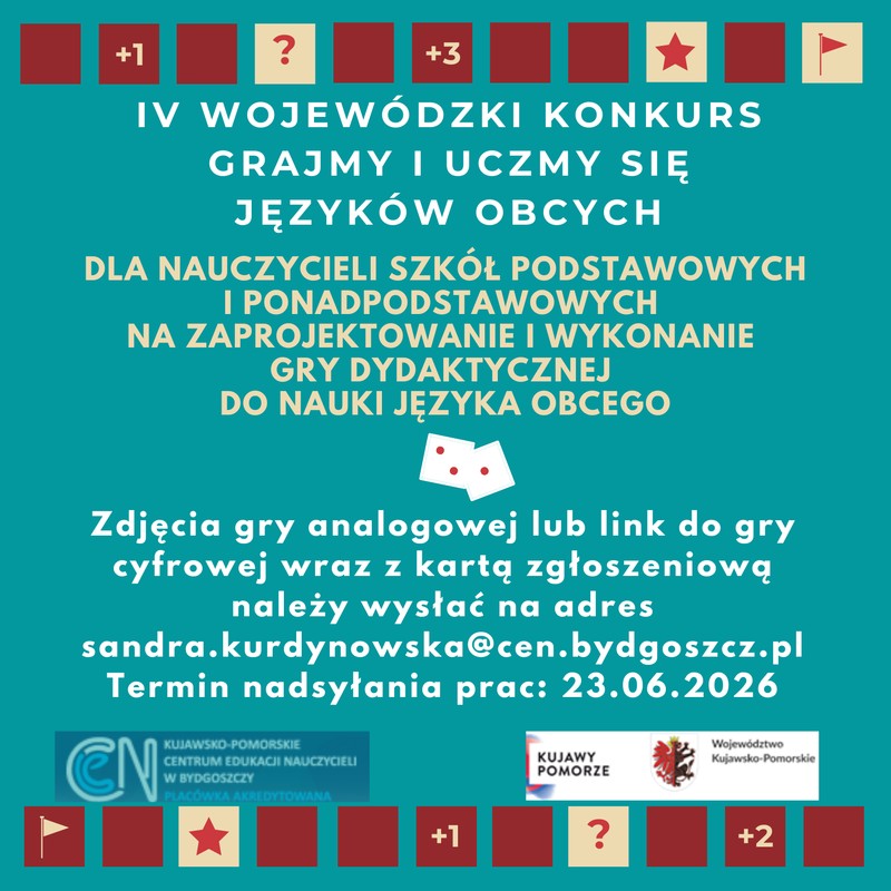 Grafika informująca o konkursie