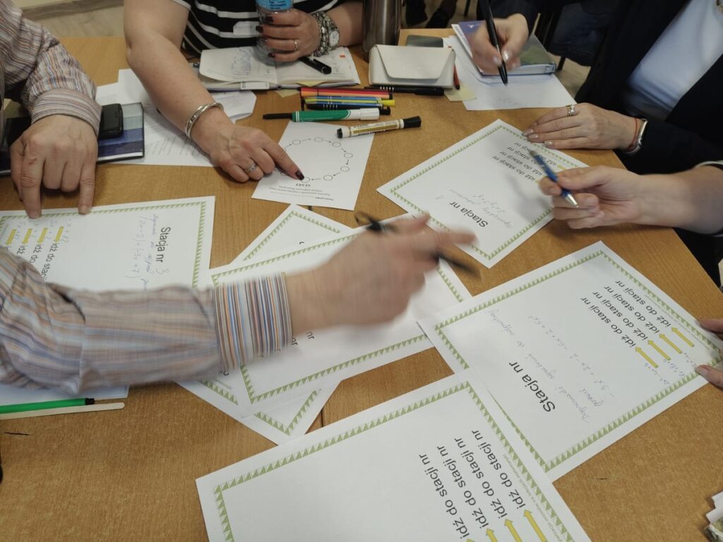 Uczestnicy projektu podczas szkolenia, fot. K. Bagniewska, J. Prud