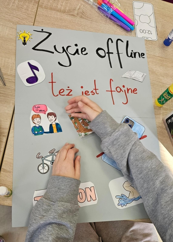Plakat - życie offline