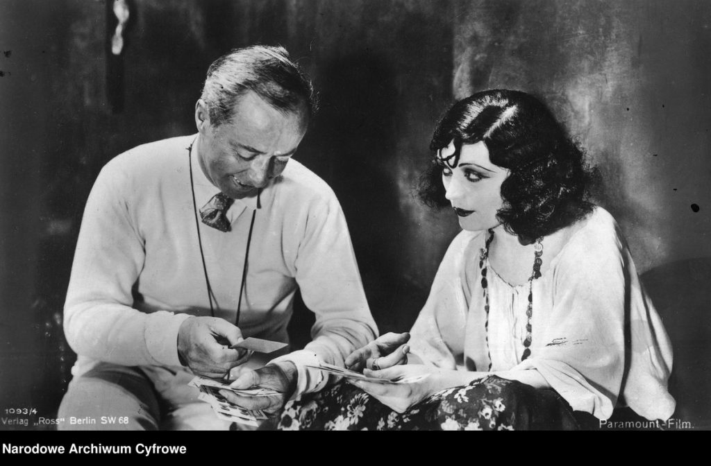 Pola Negri i reżyser Ernst Lubitsch, fot. Narodowe Archiwum Cyfrowe